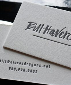 Danh thiếp dập nổi, dập chìm