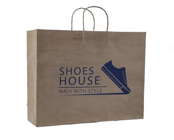 Túi giấy đựng giày có tính thẩm mỹ cao, độ bền tốt và khả năng nâng tầm hình ảnh sản phẩm