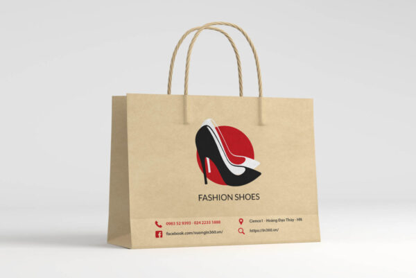 Mẫu 2 túi giấy đựng giày