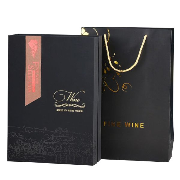 Mẫu 5 túi giấy đựng rượu tinh tế