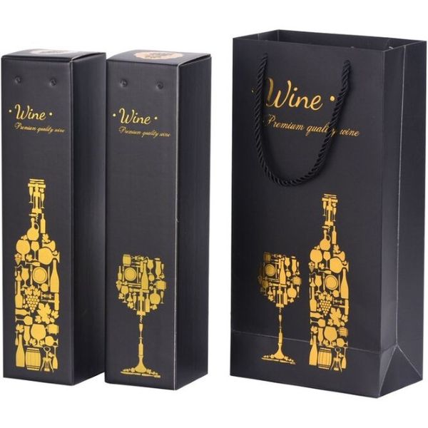 Mẫu 9 in túi giấy đựng rượu thiết kế tinh xảo