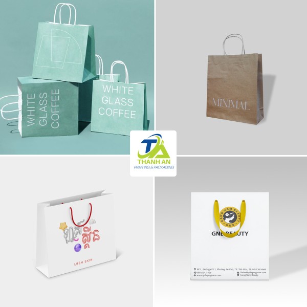 Các kích thước túi giấy chuẩn phổ biến hiện nay Các kích thước túi giấy nhỏ được dùng đựng mỹ phẩm