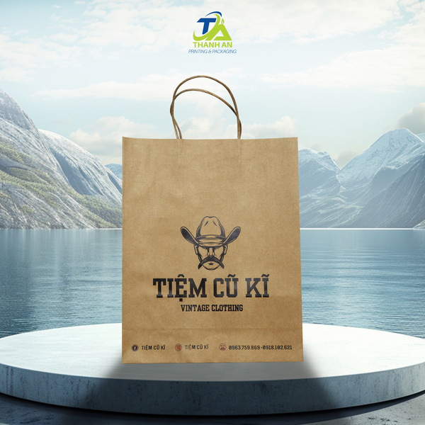 Các kích thước túi giấy chuẩn phổ biến hiện nay Túi giấy A4 được thực hiện tại In Thanh An