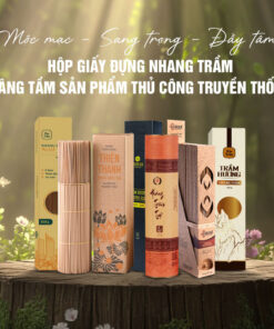 Hộp giấy đựng nhang trầm