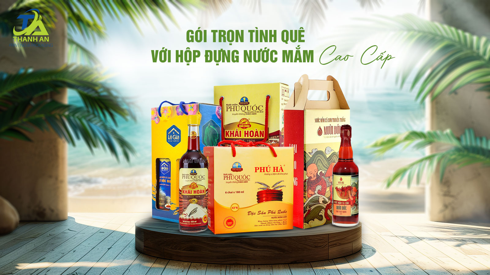 Hộp giấy đựng nước mắm Hộp giấy đựng nước mắm