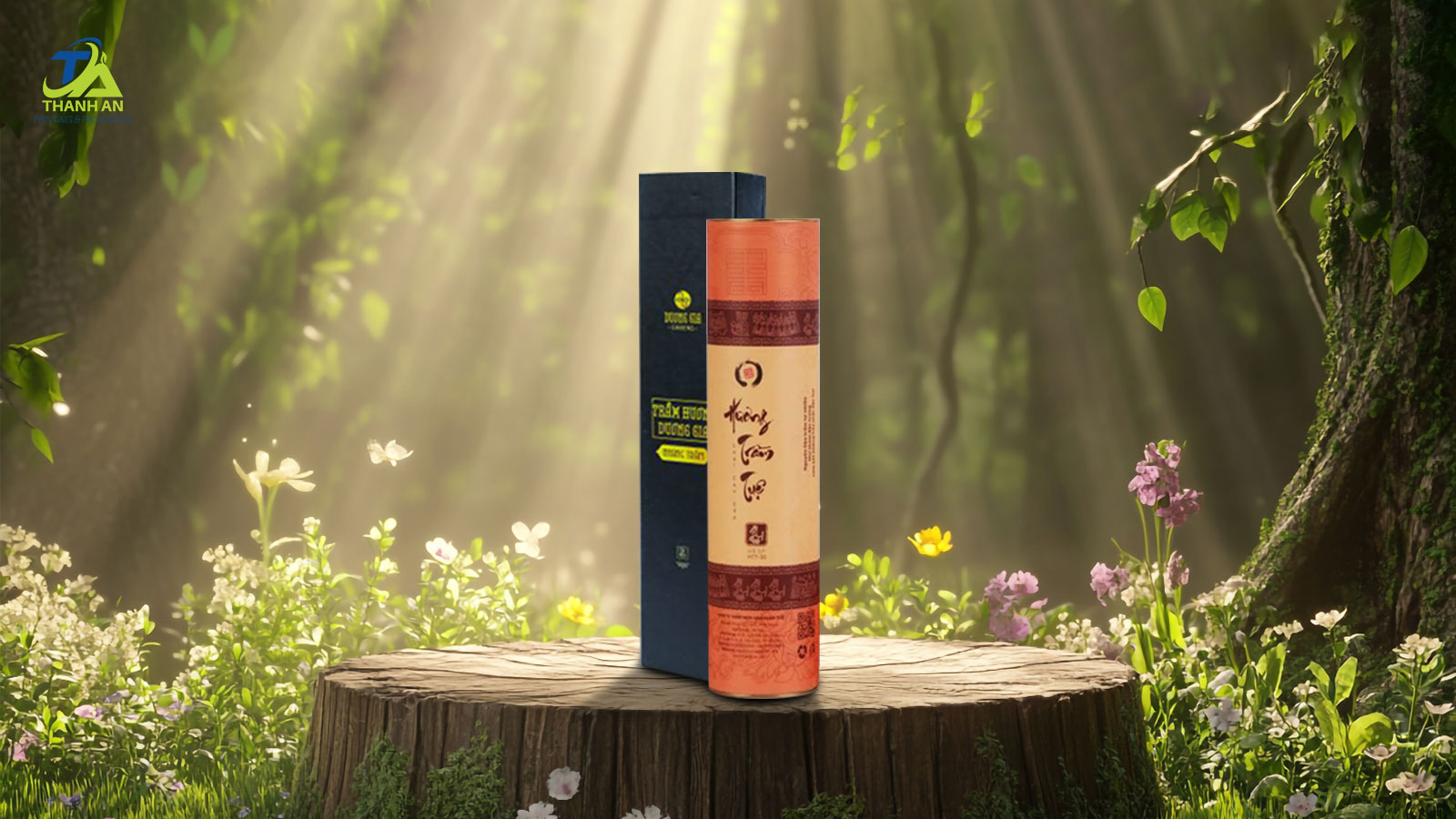 Hộp giấy đựng nhang trầm Hộp giấy đựng nhang trầm - Tăng khả năng tiếp cận thị trường mới