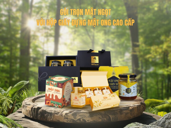 Hộp giấy đựng mật ong