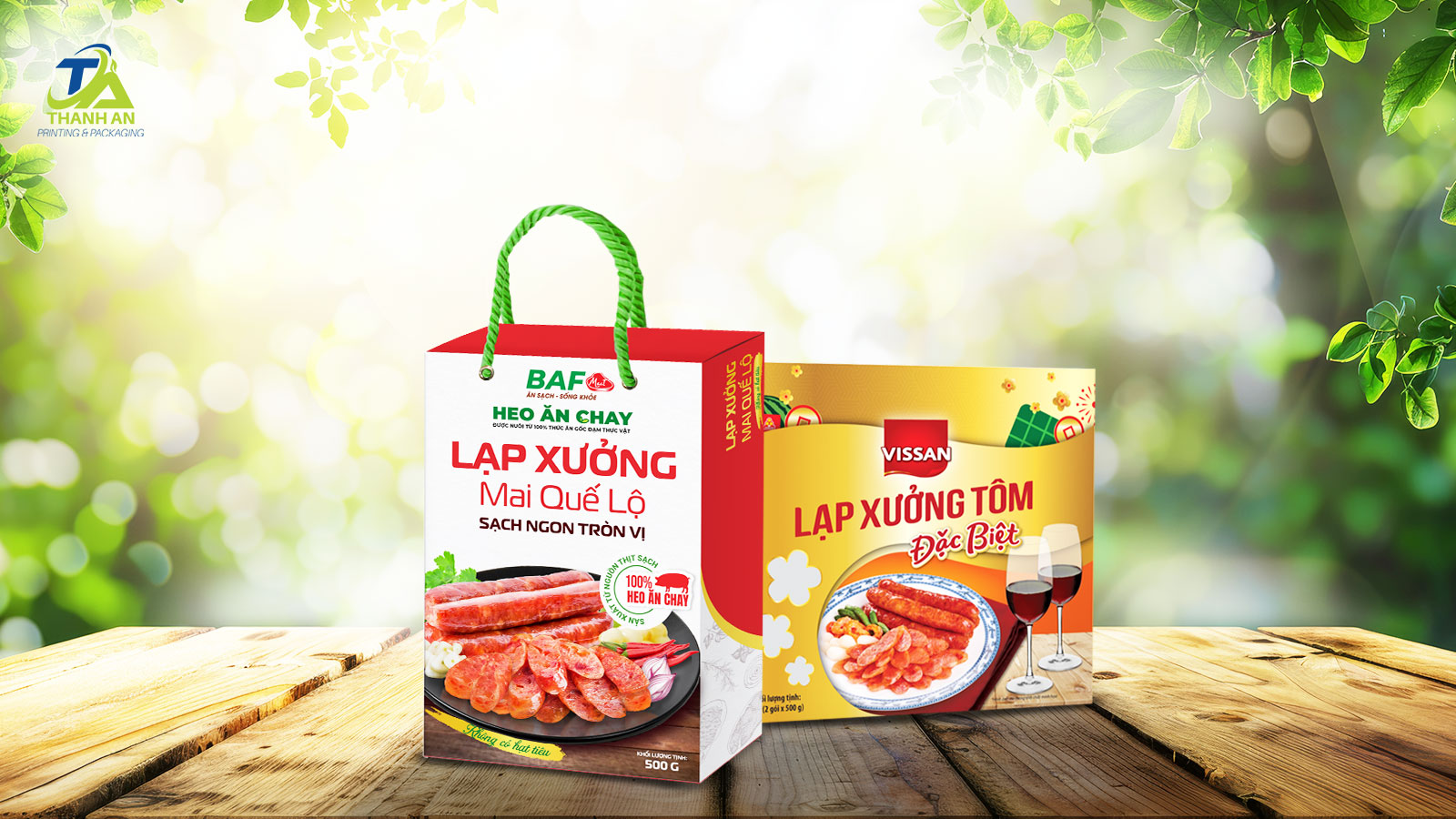 Hộp giấy đựng lạp xưởng - bảo quản tốt, nâng giá trị