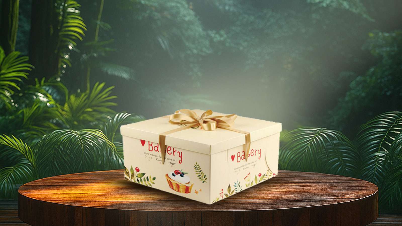 Hộp giấy đựng bánh kem Hộp đựng bánh kem được gia công theo yêu cầu