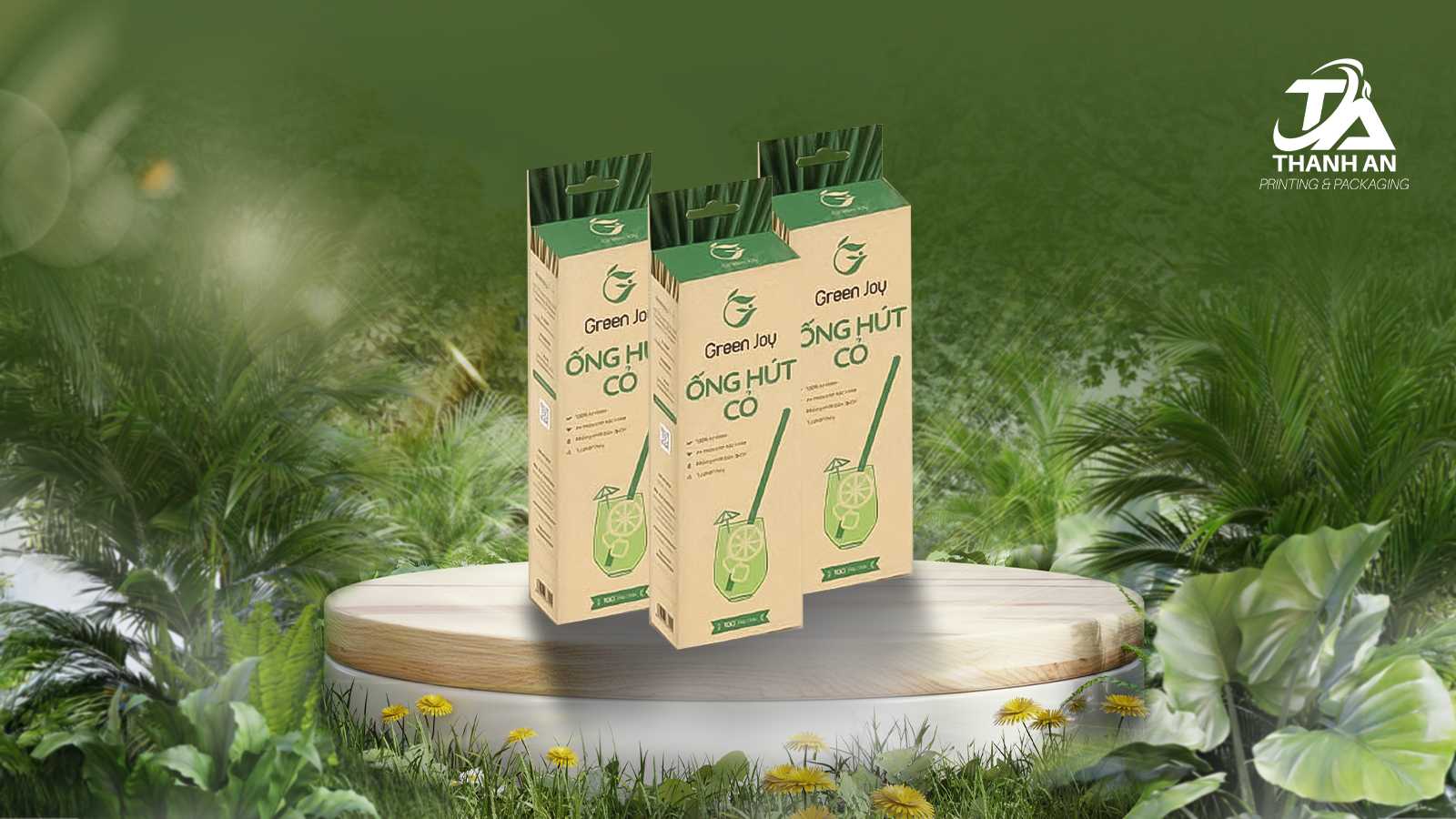 Hộp đựng ống hút giấy Hộp đựng ống hút giấy được thiết kế và in ấn theo yêu cầu