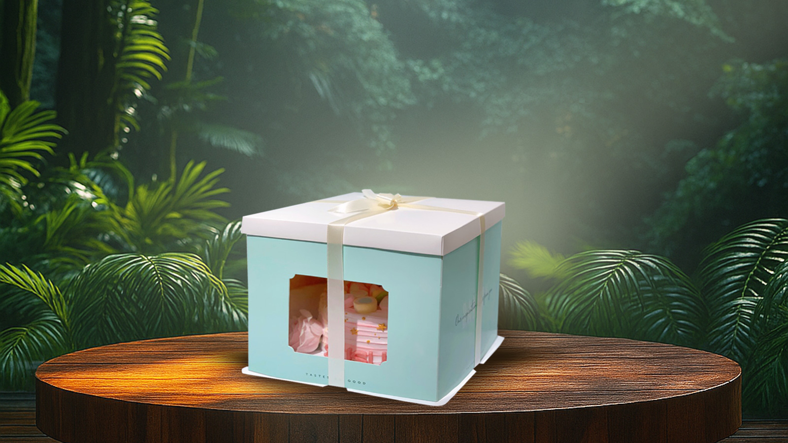 Hộp giấy đựng bánh kem Hộp đựng bánh kem thể hiện sự chuyên nghiệp của thương hiệu