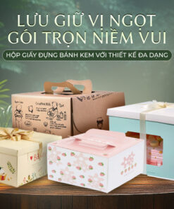 Hộp giấy đựng bánh kem