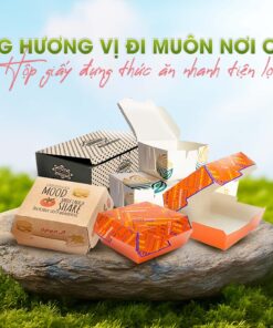 Hộp giấy đựng thức ăn nhanh