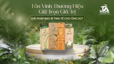 Hộp đựng ống hút giấy