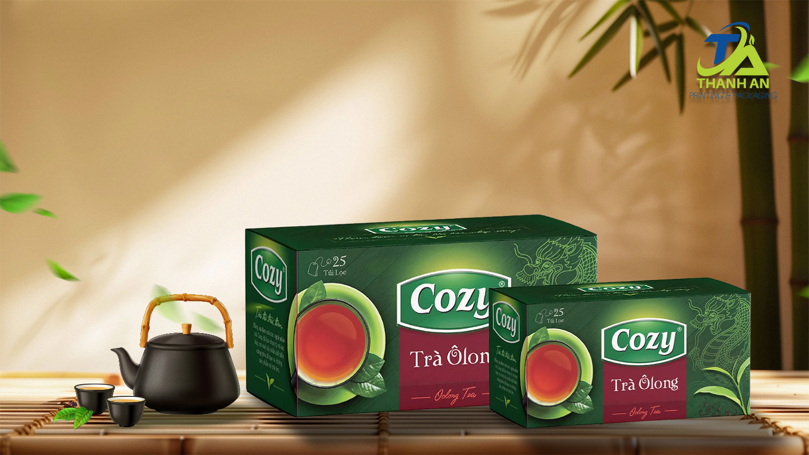 Giải pháp đóng gói cho trà lá, trà túi lọc và các dòng trà cao cấp In Thanh An cung cấp giải pháp bao bì toàn diện cho thương hiệu của bạn