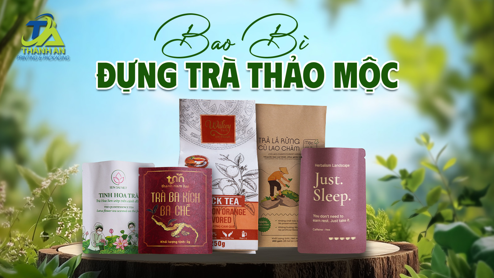 Bao bì đựng trà thảo mộc