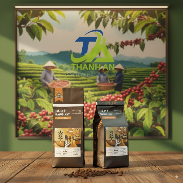 In Thanh An nhận in bao bì cà phê với mọi số lượng, giá thành cạnh tranh