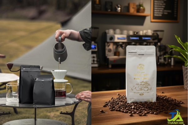Túi zipper đựng cà phê giúp đảm bảo hương vị trong thời gian dài