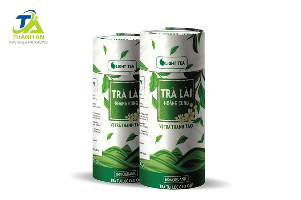 Các loại bao bì của hộp trà thu hút khách hàng và tạo dấu ấn Bao bì trà dạng lon giúp bảo quản sản phẩm tuyệt đối