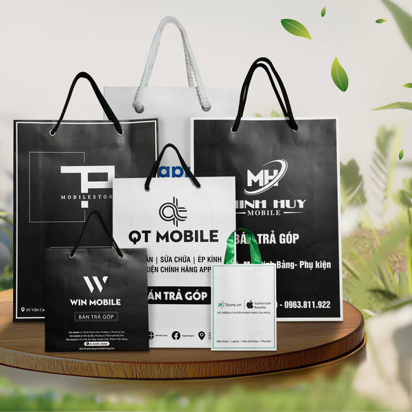 10+ mẫu in túi giấy đựng điện thoại giúp nâng tầm thương hiệu Tham khảo các mẫu túi giấy tại In Thanh An
