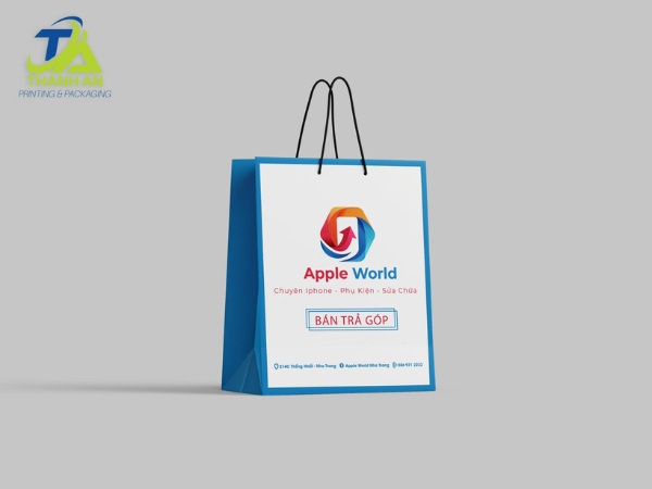 10+ mẫu in túi giấy đựng điện thoại giúp nâng tầm thương hiệu Túi giấy đựng điện thoại cho thương hiệu Apple World