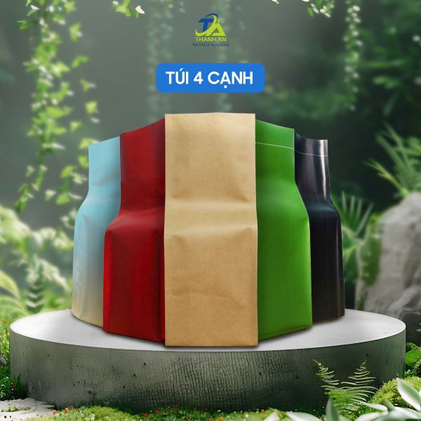 Túi zipper là gì? Phân loại và công dụng của túi Zipper Túi Zipper đáy đứng với thiết kế phần đáy mở rộng