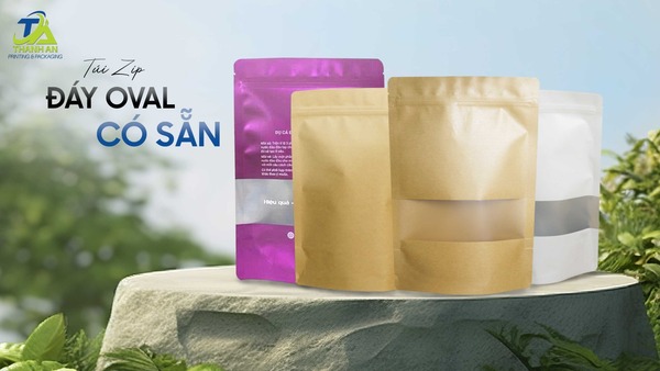 Tổng hợp các loại túi zipper và cách chọn túi zip phù hợp Túi zipper đáy đứng đựng thực phẩm khô