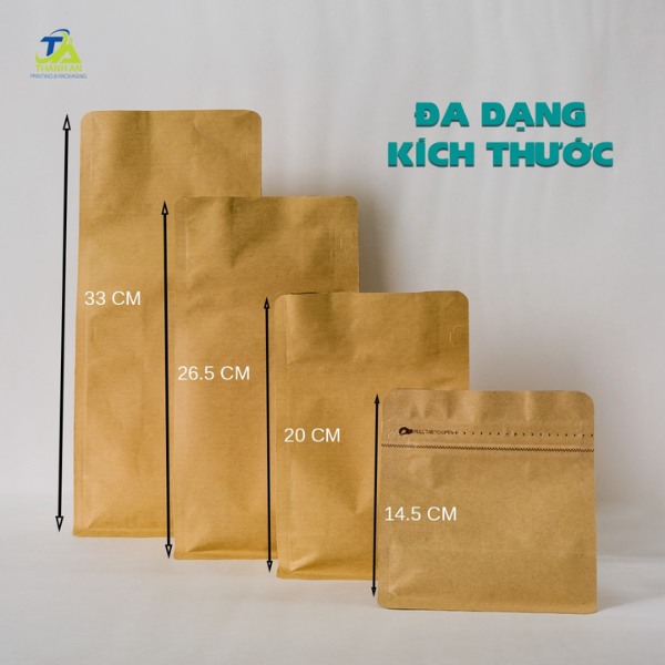 Cách chọn kích thước túi zipper phù hợp cho mọi nhu cầu In Thanh An cung cấp sản phẩm túi zipper đa dạng kích thước
