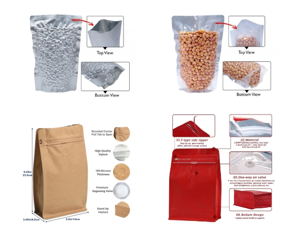 Túi zipper hút chân không đa dạng mẫu mã, chất lượng cao Tham khảo các mẫu túi zipper hút chân không