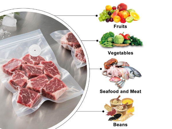 Túi zipper hút chân không đa dạng mẫu mã, chất lượng cao Túi zip hút chân phù hợp với nhiều loại thực phẩm