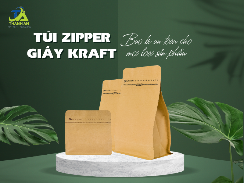 Bộ Sưu Tập Túi Kraft Định Lượng – Giải Pháp Bao Bì Tối Ưu Cho Mọi Sản Phẩm túi Kraft định lượng