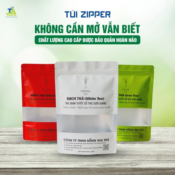 Túi zipper là gì? Phân loại và công dụng của túi Zipper Các loại túi Zipper phổ biến