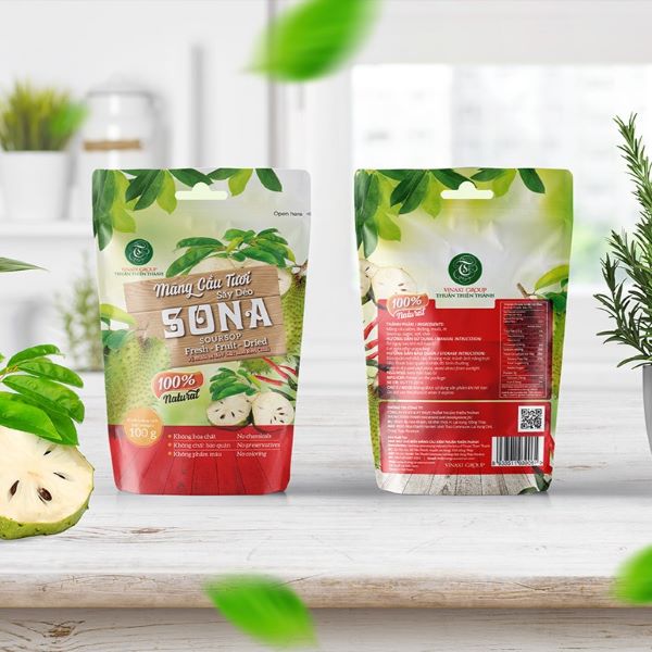 10+ bao bì trái cây sấy thu hút độc đáo, chuẩn xuất nhập khẩu Mẫu 9 bao bì trái cây sấy