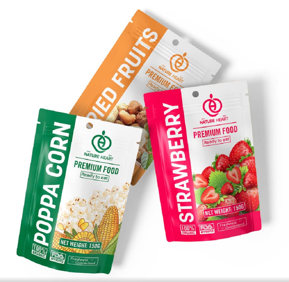 10+ bao bì trái cây sấy thu hút độc đáo, chuẩn xuất nhập khẩu Mẫu 10 bao bì trái cây sấy