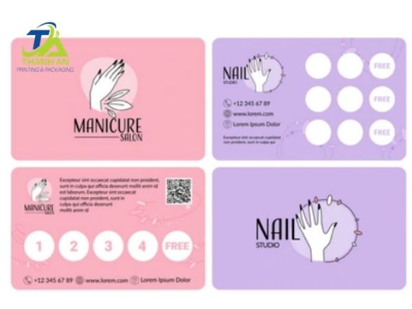 Tem tích điểm tiệm nail
