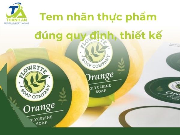 Tem nhãn thực phẩm cung cấp các thông tin theo quy định