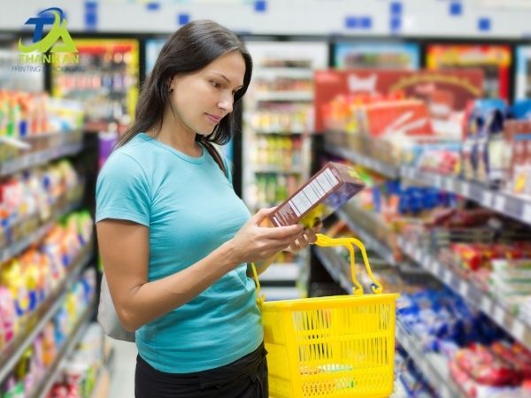 Sử dụng tem nhãn trong sản phẩm thực phẩm có nhiều lợi ích
