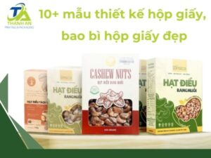 Tìm hiểu những mẫu thiết kế hộp giấy và những lưu ý khi thiết kế với In Thanh An