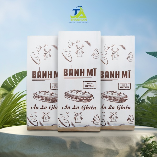 5+ mẫu túi giấy kraft không quai gọn và đẹp Mẫu túi giấy đựng bánh mì