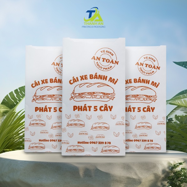 5+ mẫu túi giấy kraft không quai gọn và đẹp Bao bì in ấn sắc nét, thể hiện rõ thông tin thương hiệu