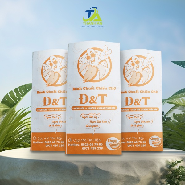 5+ mẫu túi giấy kraft không quai gọn và đẹp Túi giấy kraft đựng bánh chuối